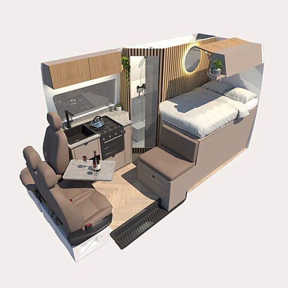 Moblibehome Rv Mẫu xe Mobihome, RV, Motorhome - Nhà xe di động